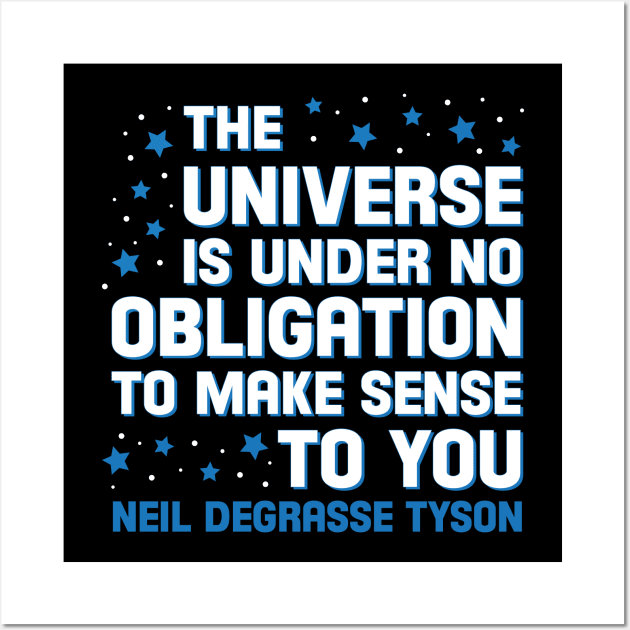 The Universe According To NDT Wall Art by Zap Studios